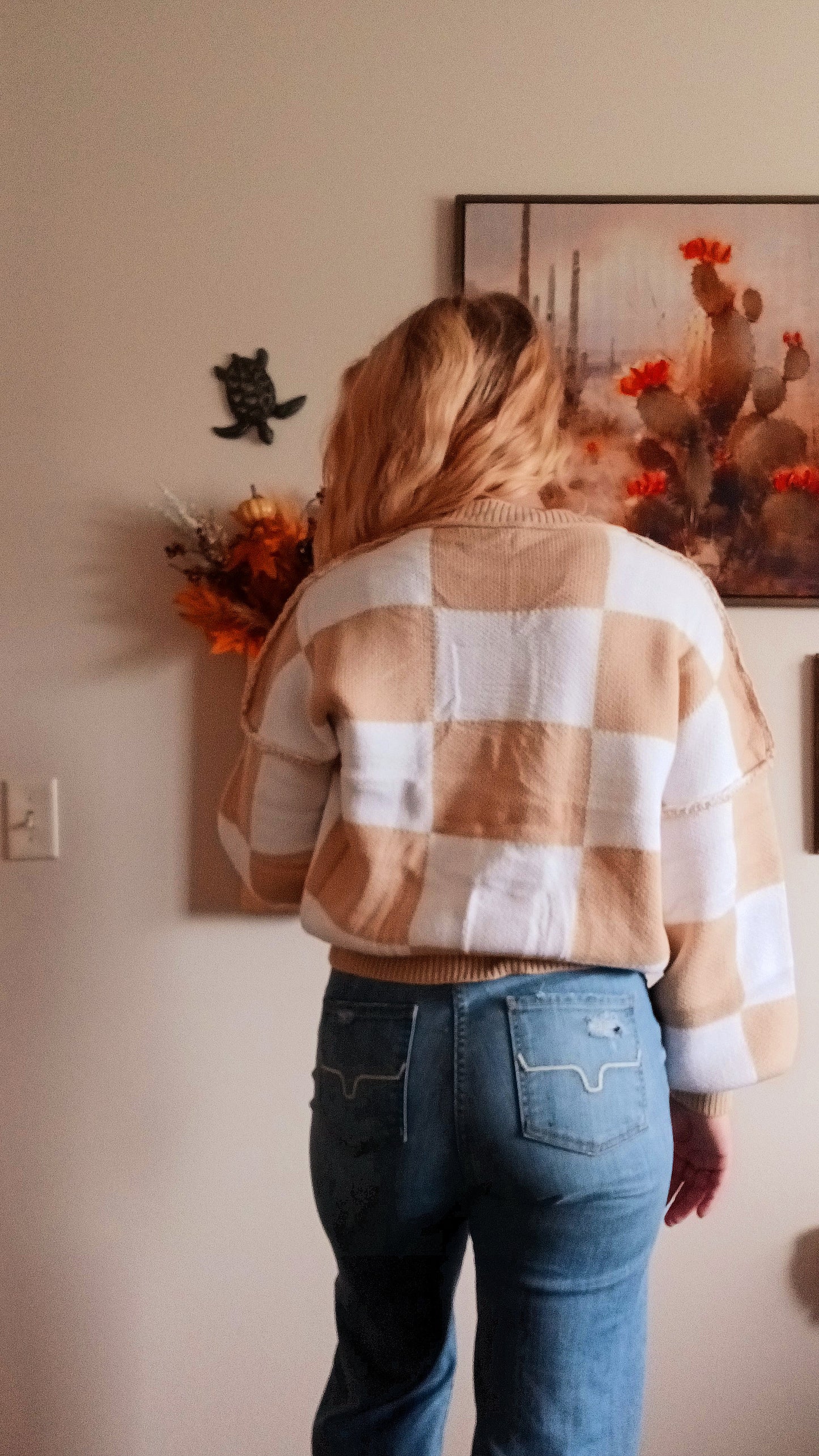 Ember - Checkered Sweater