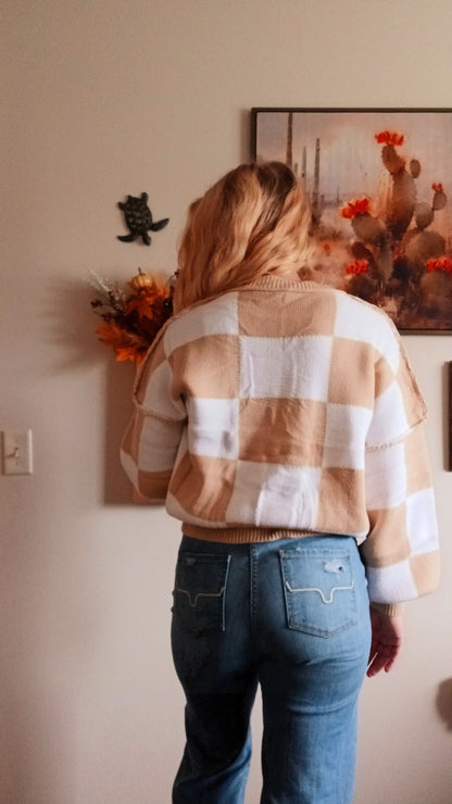 Ember - Checkered Sweater