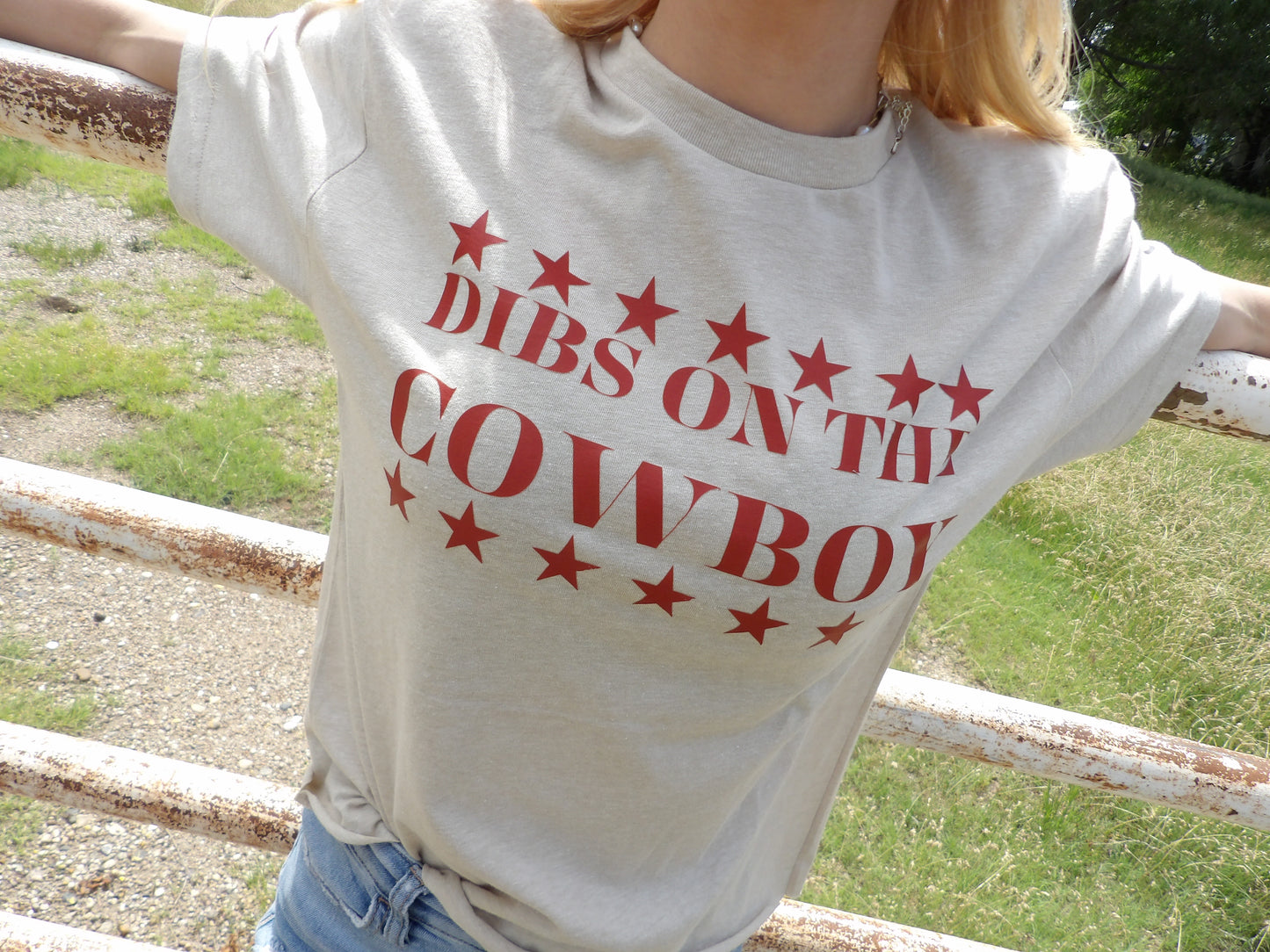 Dibs on the Cowboy - Crop Top