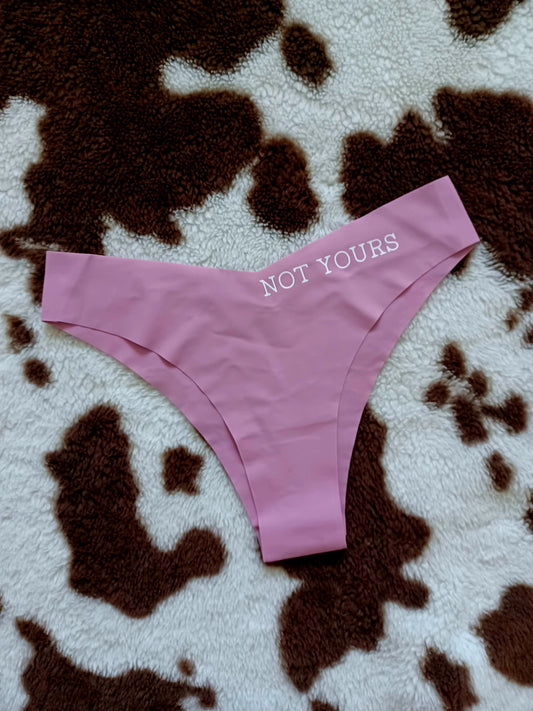 Not Yours - Womens Underwear