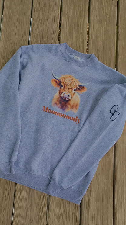 Mooooody - Crewneck